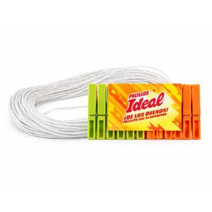 Pack Cuerda 15 mts + 12 Palillos