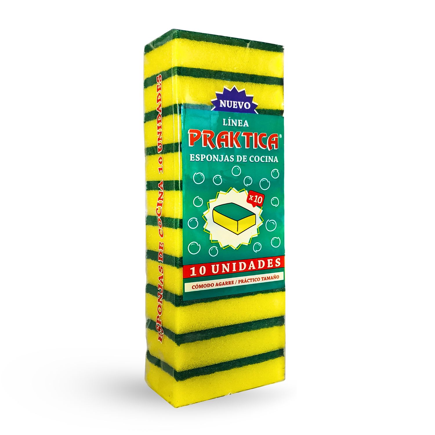 Pack esponjas x10 Un Praktica