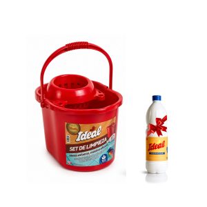 Balde Oval y Escurridor Ideal 15 Litros + Regalo