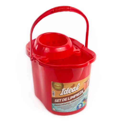 Balde Oval y Escurridor Ideal 15 Litros
