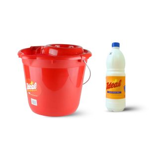Balde Escurridor 12 L + Hipoclorito Ideal de REGALO
