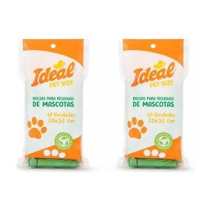 Pack x 2 Bolsas Mascota Biodegradables Con Aroma Citronella