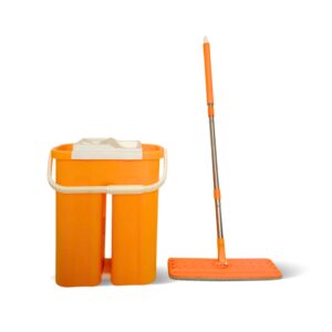 Pack Mopa Con Balde Escurridor Limpiador Trapeador + Repuesto