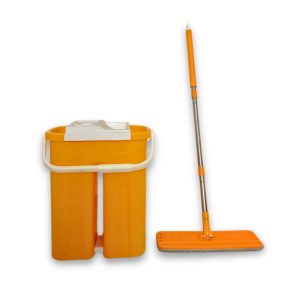 Pack Mopa Con Balde Escurridor Limpiador Trapeador + Repuesto