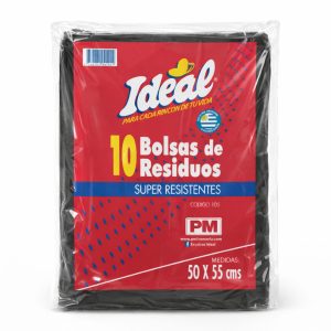 Bolsa de Residuos Hogar IDEAL x 10 un. de 50 x 55 cm.