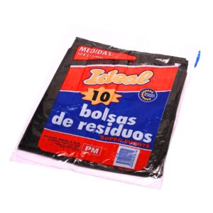 Bolsa de Residuos Hogar IDEAL x 10 un. de 50 x 55 cm.