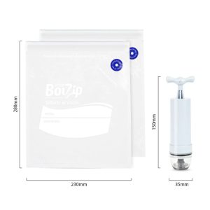 Alternative view of Bolsas Sellado al Vacío Medianas (23x28cm) + Bomba de Vacío Bolzip