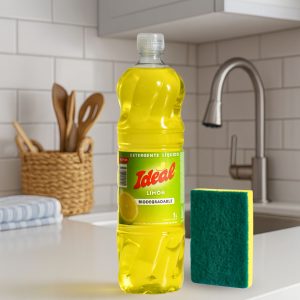 Alternative view of Detergente Ideal Limón 1000 ml + Esponja GRATIS