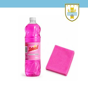 MICROFIBRA 30 x 30 cm + LIMPIADOR IDEAL FRESCURA FLORAL 900 ml