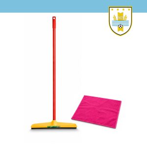 LAMPAZO IDEAL MEDIANO CON CABO + PAÑO DE PISO MICROFIBRA 50 X 50 cm